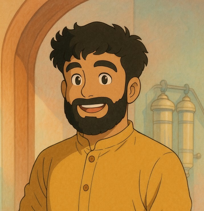 A professional profile picture of Ashish B